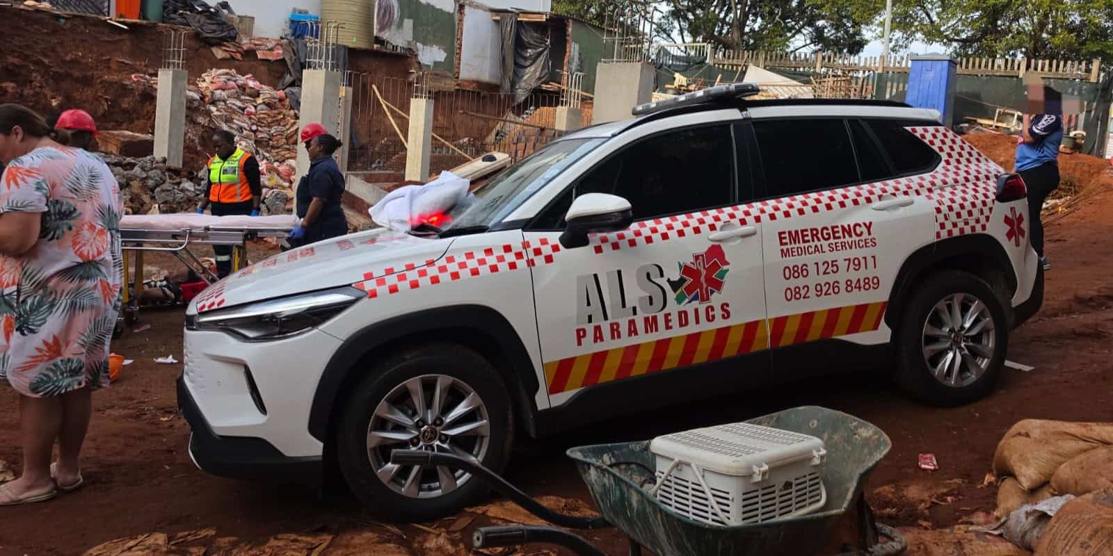 Three construction workers injured in wall collapse | The Witness