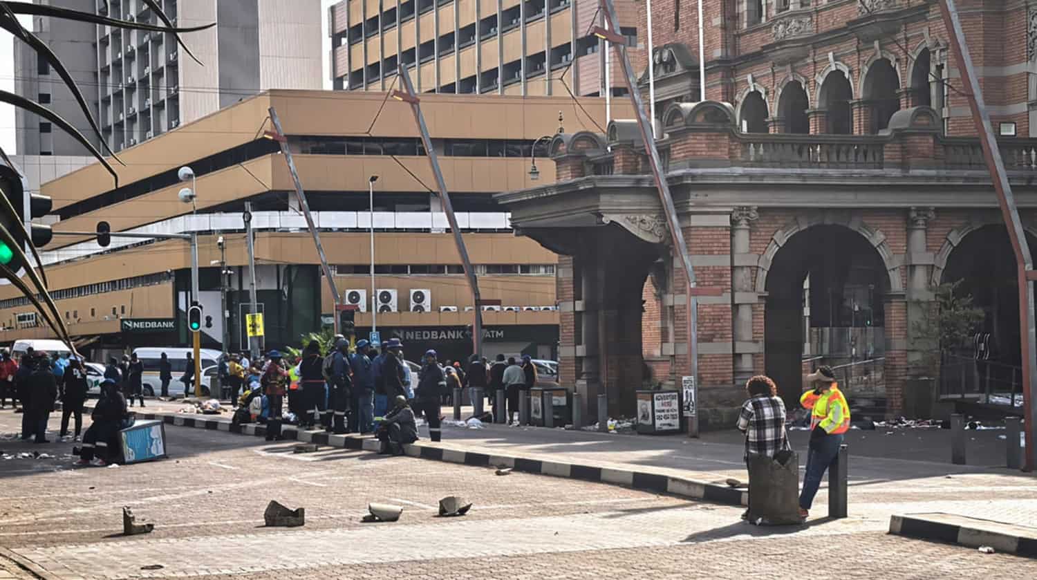 Pietermaritzburg CBD partially closed as strike flares up again