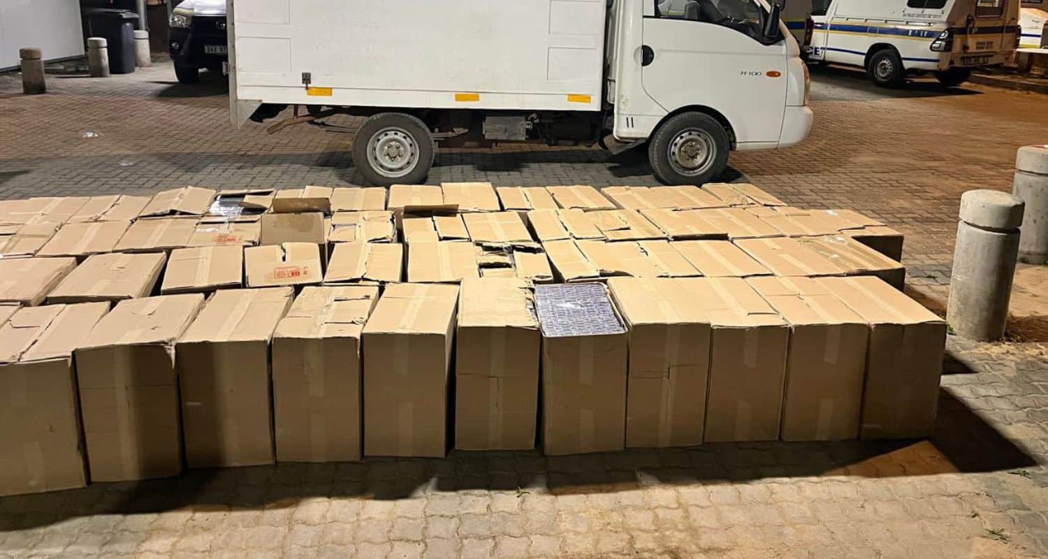 Man arrested with illicit cigarettes worth R1.9 million