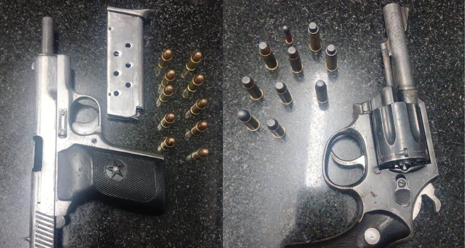 Two teens arrested with illegal firearms